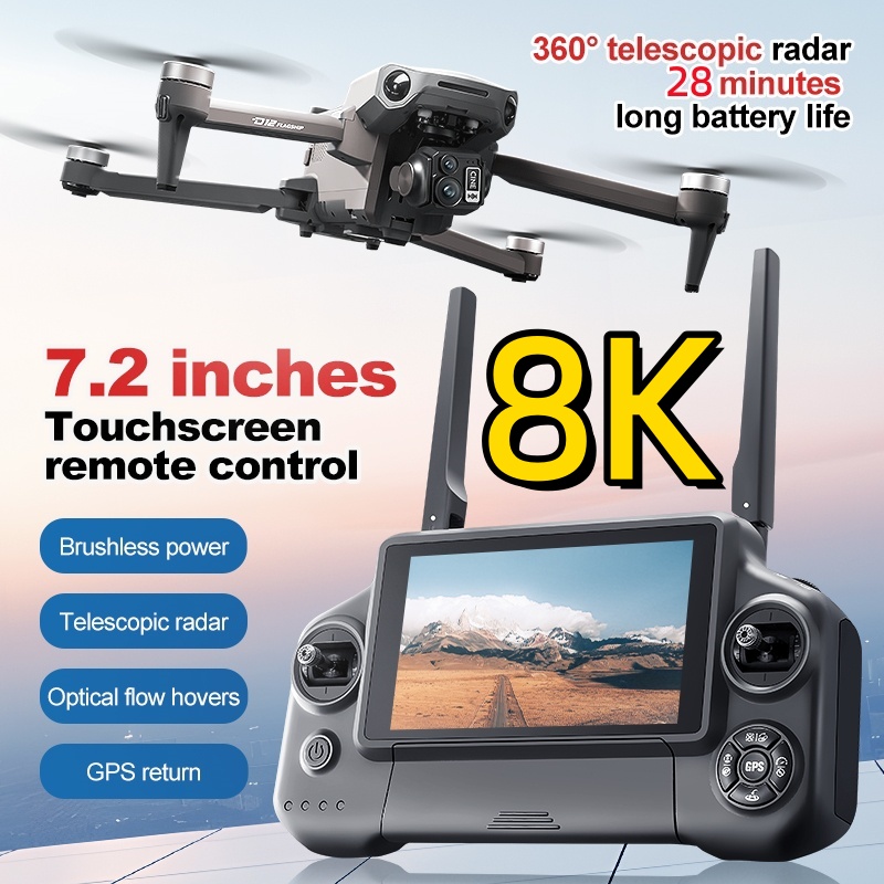 Drone Controller Screen - طائرة بدون طيار رباعية المحاور بدقة