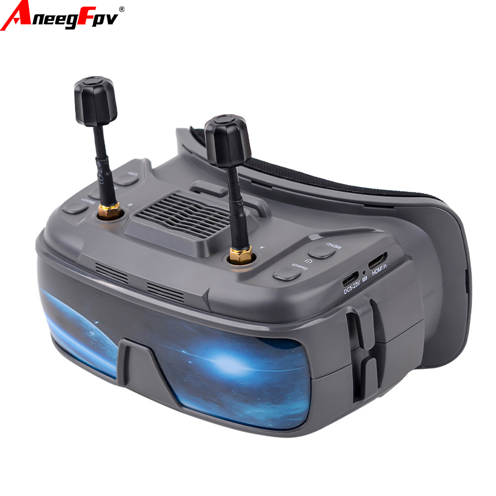 VR200 3.5 بوصة FPV نظارات 5.8G - مراجعة Drone Controller Screen وسعره