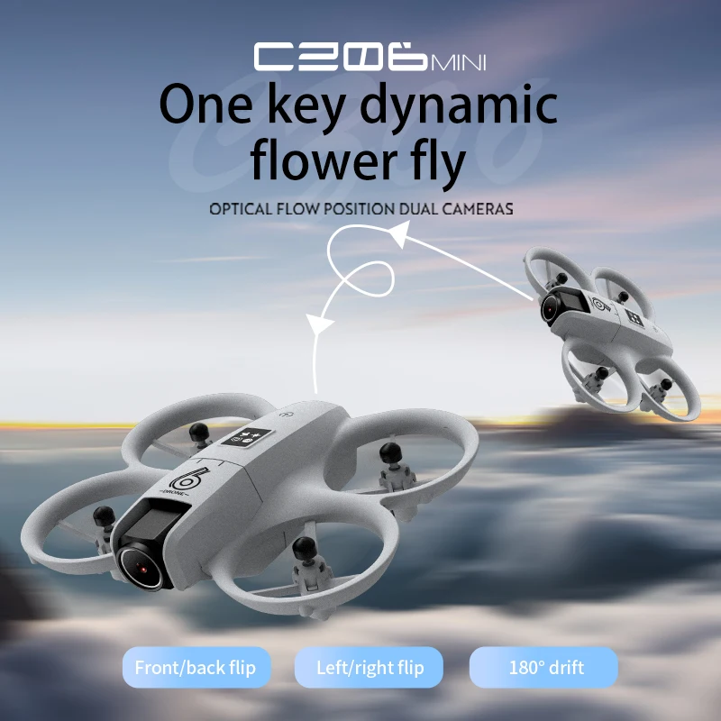 طائرة بدون طيار CZ06 Mini RC Q - مراجعة Drone Remote Controller Lanyard وسعره